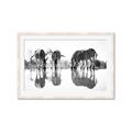Picture of Sipping Zebras  _GroupedProduct_Rectangle_Landscape_Photography _GroupedProduct_Rectangle_Landscape_Framed_Matted_