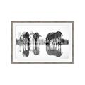 Picture of Sipping Zebras  _GroupedProduct_Rectangle_Landscape_Photography _GroupedProduct_Rectangle_Landscape_Framed_Matted_