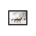 Picture of Winter Deers _GroupedProduct_Rectangle_Landscape_Photography _GroupedProduct_Rectangle_Landscape_Framed_Matted_