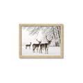 Picture of Winter Deers _GroupedProduct_Rectangle_Landscape_Photography _GroupedProduct_Rectangle_Landscape_Framed_Matted_