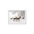 Picture of Winter Deers _GroupedProduct_Rectangle_Landscape_Photography _GroupedProduct_Rectangle_Landscape_Framed_Matted_