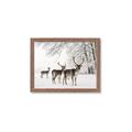 Picture of Winter Deers _GroupedProduct_Rectangle_Landscape_Photography _GroupedProduct_Rectangle_Landscape_Framed_Matted_