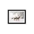 Picture of Winter Deers _GroupedProduct_Rectangle_Landscape_Photography _GroupedProduct_Rectangle_Landscape_Framed_Matted_