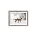 Picture of Winter Deers _GroupedProduct_Rectangle_Landscape_Photography _GroupedProduct_Rectangle_Landscape_Framed_Matted_