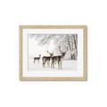 Picture of Winter Deers _GroupedProduct_Rectangle_Landscape_Photography _GroupedProduct_Rectangle_Landscape_Framed_Matted_