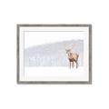 Picture of Winter Stag _GroupedProduct_Rectangle_Landscape_Framed_Matted_