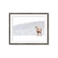 Picture of Winter Stag _GroupedProduct_Rectangle_Landscape_Framed_Matted_