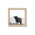 Picture of Scottish Fields Highland B&W _GroupedProduct_Square_Photography _GroupedProduct_Square_Framed_Matted_