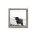 Picture of Scottish Fields Highland B&W _GroupedProduct_Square_Photography _GroupedProduct_Square_Framed_Matted_