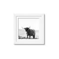Picture of Scottish Fields Highland B&W _GroupedProduct_Square_Photography _GroupedProduct_Square_Framed_Matted_
