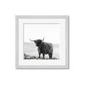 Picture of Scottish Fields Highland B&W _GroupedProduct_Square_Photography _GroupedProduct_Square_Framed_Matted_