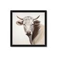 Picture of Neutral Cow _GroupedProduct_Square_Framed_Matted_