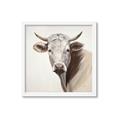 Picture of Neutral Cow _GroupedProduct_Square_Framed_Matted_