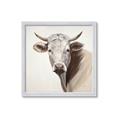 Picture of Neutral Cow _GroupedProduct_Square_Framed_Matted_