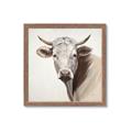 Picture of Neutral Cow _GroupedProduct_Square_Framed_Matted_