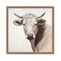 Picture of Neutral Cow _GroupedProduct_Square_Framed_Matted_