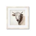 Picture of Neutral Cow _GroupedProduct_Square_Framed_Matted_