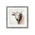 Picture of Neutral Cow _GroupedProduct_Square_Framed_Matted_