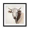 Picture of Neutral Cow _GroupedProduct_Square_Framed_Matted_