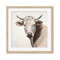 Picture of Neutral Cow _GroupedProduct_Square_Framed_Matted_