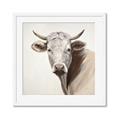 Picture of Neutral Cow _GroupedProduct_Square_Framed_Matted_