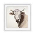 Picture of Neutral Cow _GroupedProduct_Square_Framed_Matted_