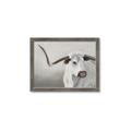 Picture of Cow with Big Horn _GroupedProduct_Rectangle_Landscape_Framed_Matted_