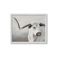 Picture of Cow with Big Horn _GroupedProduct_Rectangle_Landscape_Framed_Matted_