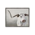 Picture of Cow with Big Horn _GroupedProduct_Rectangle_Landscape_Framed_Matted_