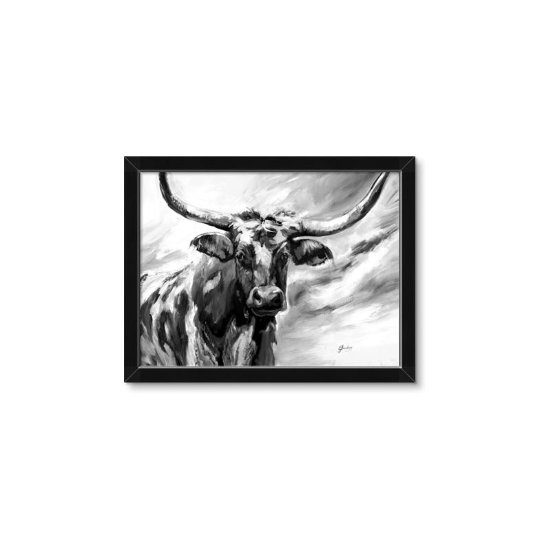Picture of Longhorn Larry _GroupedProduct_Rectangle_Landscape_Framed_Matted_