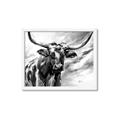Picture of Longhorn Larry _GroupedProduct_Rectangle_Landscape_Framed_Matted_