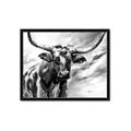 Picture of Longhorn Larry _GroupedProduct_Rectangle_Landscape_Framed_Matted_