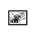 Picture of Longhorn Larry _GroupedProduct_Rectangle_Landscape_Framed_Matted_
