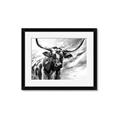 Picture of Longhorn Larry _GroupedProduct_Rectangle_Landscape_Framed_Matted_