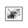 Picture of Longhorn Larry _GroupedProduct_Rectangle_Landscape_Framed_Matted_