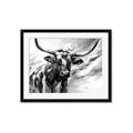 Picture of Longhorn Larry _GroupedProduct_Rectangle_Landscape_Framed_Matted_