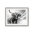 Picture of Longhorn Larry _GroupedProduct_Rectangle_Landscape_Framed_Matted_