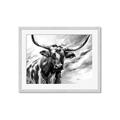 Picture of Longhorn Larry _GroupedProduct_Rectangle_Landscape_Framed_Matted_