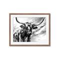 Picture of Longhorn Larry _GroupedProduct_Rectangle_Landscape_Framed_Matted_