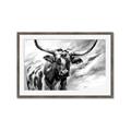 Picture of Longhorn Larry _GroupedProduct_Rectangle_Landscape_Framed_Matted_