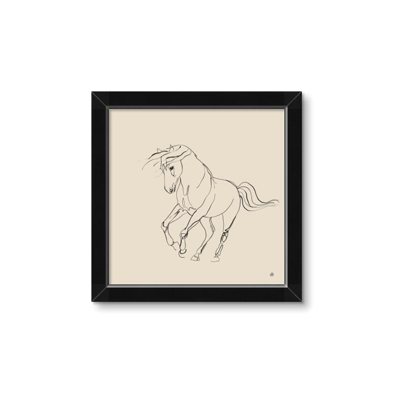 Picture of Sketched Horse I  _GroupedProduct_Square_Framed_Matted_