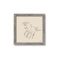 Picture of Sketched Horse I  _GroupedProduct_Square_Framed_Matted_