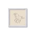 Picture of Sketched Horse I  _GroupedProduct_Square_Framed_Matted_