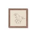 Picture of Sketched Horse I  _GroupedProduct_Square_Framed_Matted_