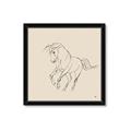 Picture of Sketched Horse I  _GroupedProduct_Square_Framed_Matted_