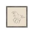 Picture of Sketched Horse I  _GroupedProduct_Square_Framed_Matted_