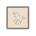 Picture of Sketched Horse I  _GroupedProduct_Square_Framed_Matted_