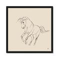 Picture of Sketched Horse I  _GroupedProduct_Square_Framed_Matted_