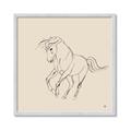 Picture of Sketched Horse I  _GroupedProduct_Square_Framed_Matted_