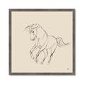 Picture of Sketched Horse I  _GroupedProduct_Square_Framed_Matted_